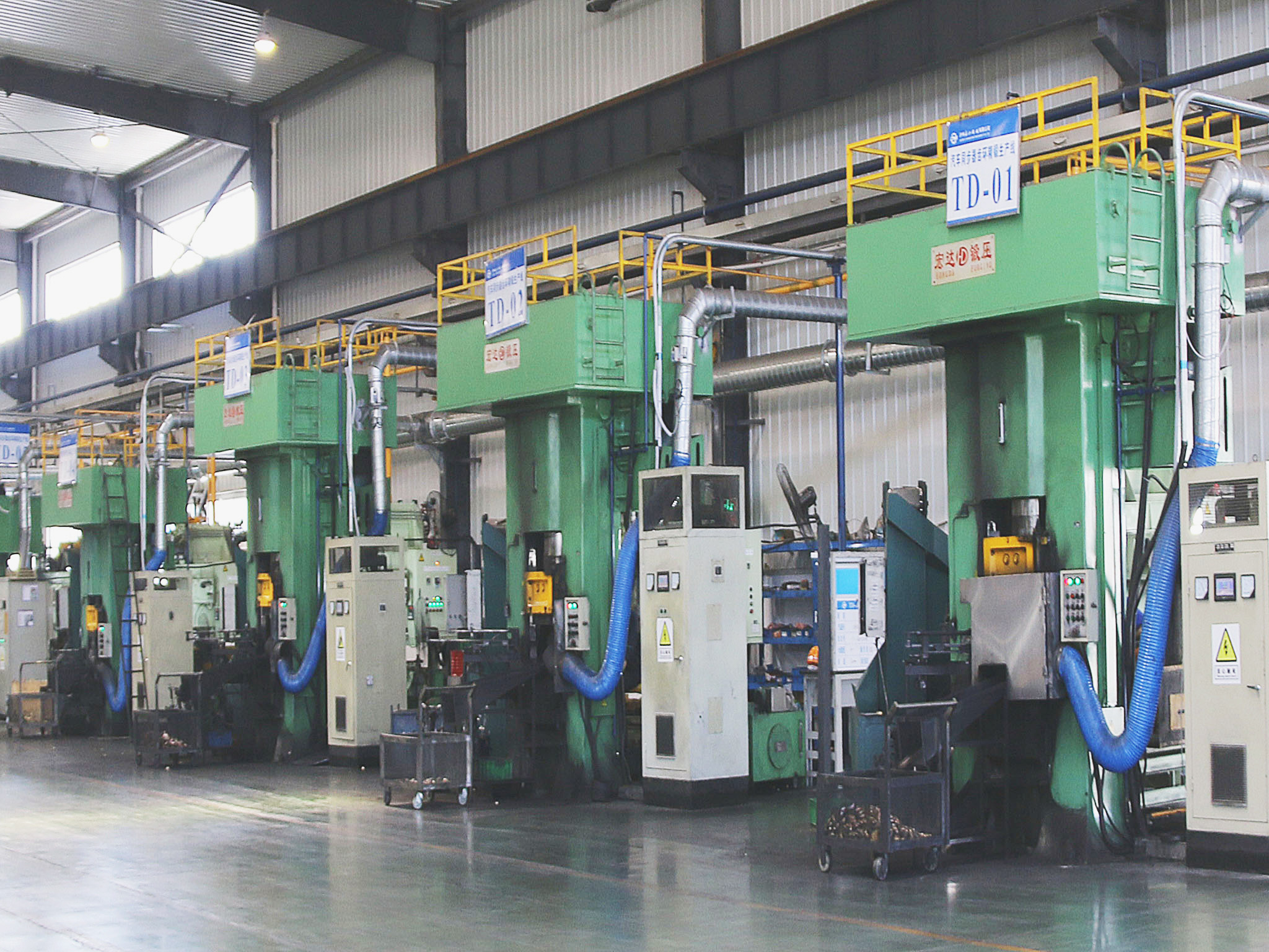 Precision forging production line