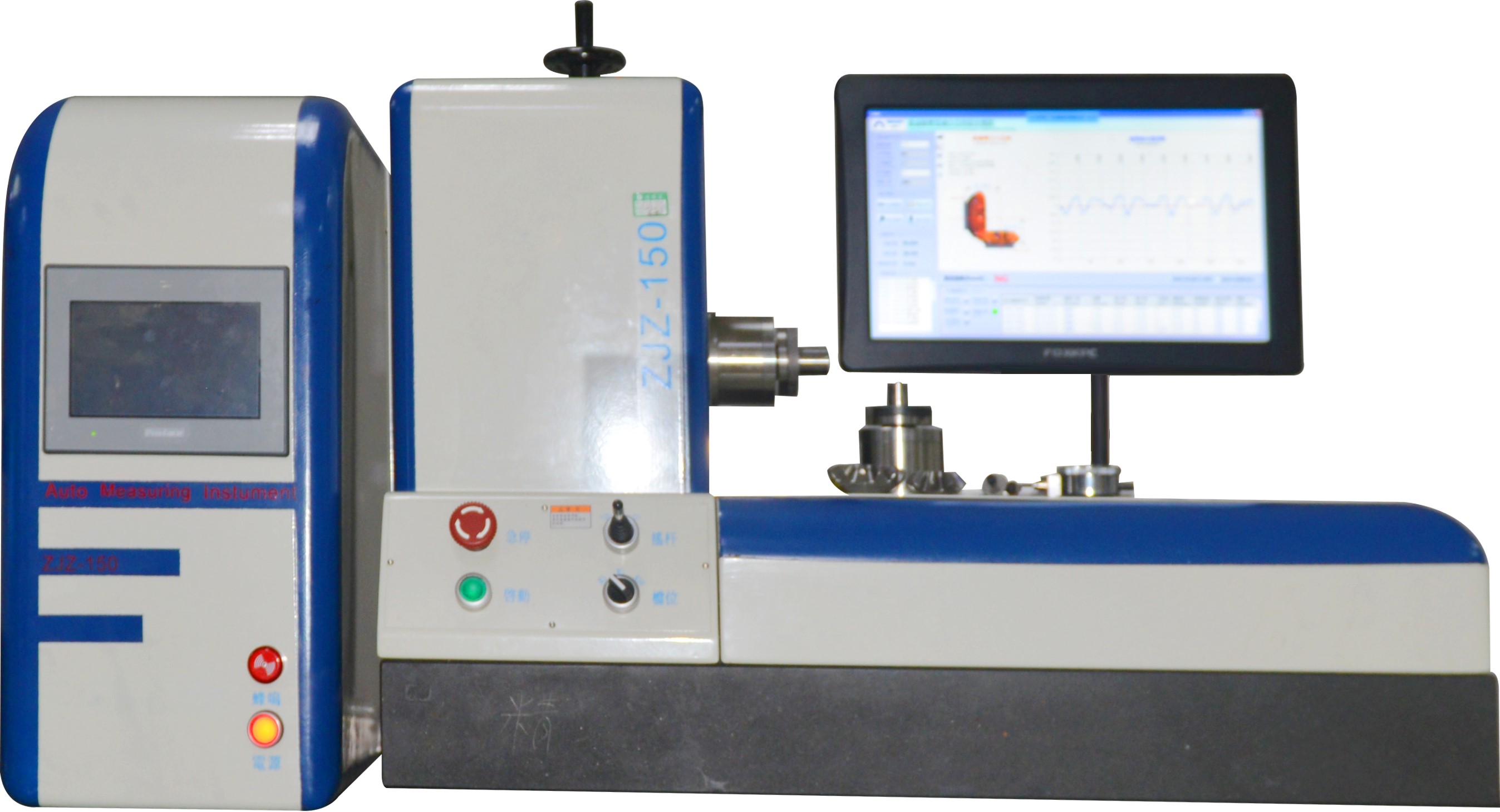 Gear double face meshing automatically comprehesive measuring machine